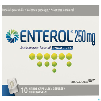 Enterol 250 mg caps harde dur s/blister 10x250mg