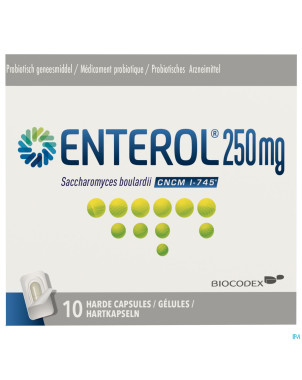 Enterol 250 mg caps harde dur s/blister 10x250mg