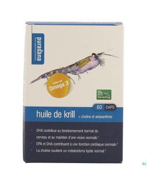 Purasana eko huile de krill blister    caps 60