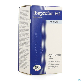 Ibuprofen eg 40 mg/ml susp buvable 100 ml