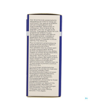 Ibuprofen eg 40 mg/ml susp buvable 100 ml