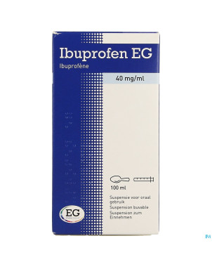 Ibuprofen eg 40 mg/ml susp buvable 100 ml
