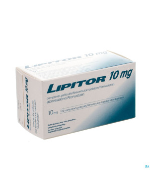 Lipitor 10mg comp 100 ud