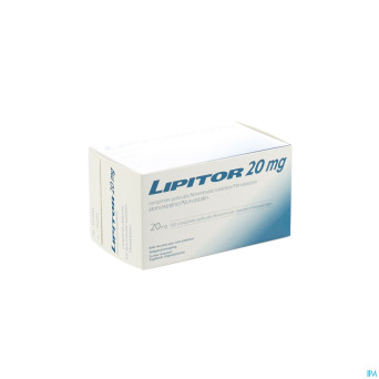 Lipitor 20mg comp 100 ud