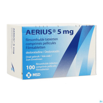 Aerius 5 mg comp pell 100 x 5 mg
