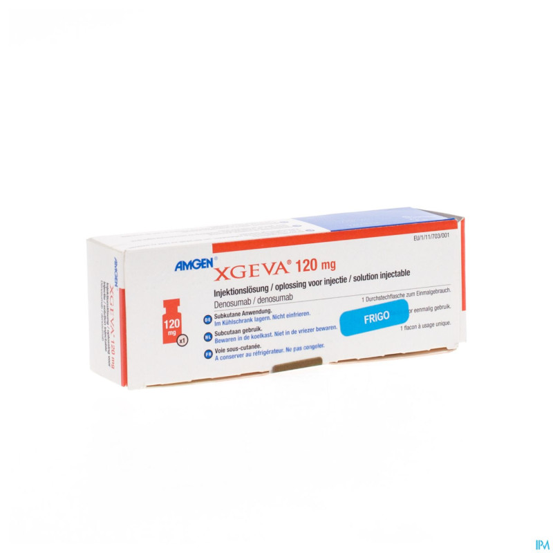 Xgeva 120 mg sol injectable 1 fl