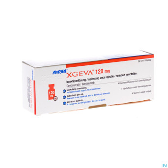 Xgeva 120 mg sol injectable 4 fl
