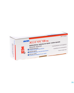Xgeva 120 mg sol injectable 4 fl