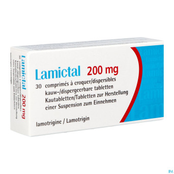 Lamictal pi pharma comp disp 30 x 200 mg pip