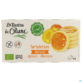 Celiane tartelettes abricot s/glut.bio   165g 4594