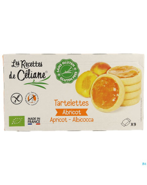 Celiane tartelettes abricot s/glut.bio   165g 4594