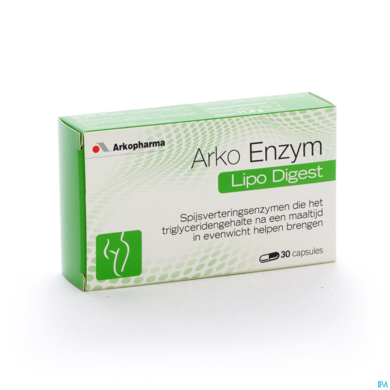 Arko enzym lipase blister    caps 2x15