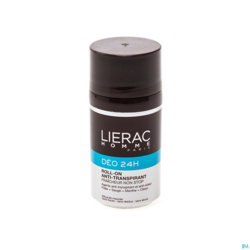 Lierac homme deo 24h   roll-on 50ml