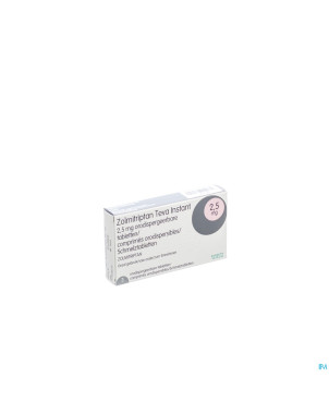 Zolmitriptan instant teva 2,5 mg comp orodisp  3