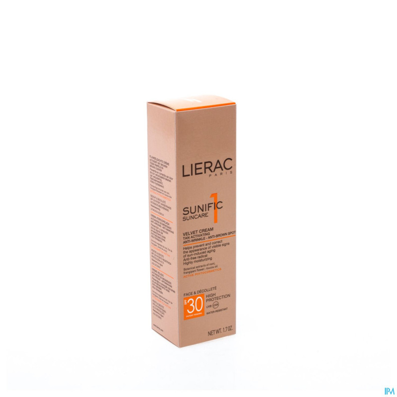 Lierac sunific 1 ip30 cr a/ride-tache visage  50ml