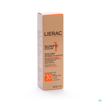 Lierac sunific 1 ip30 cr a/ride-tache visage  50ml