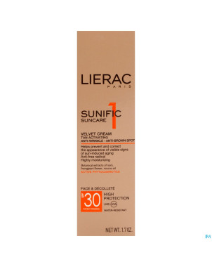 Lierac sunific 1 ip30 cr a/ride-tache visage  50ml