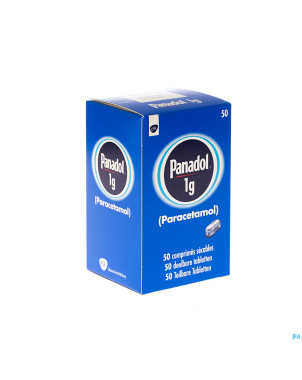 Panadol pi pharma comp 50 x  1 g pip