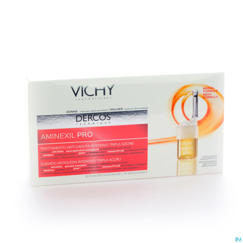 Vichy dercos aminexil pro femme amp 30x6ml