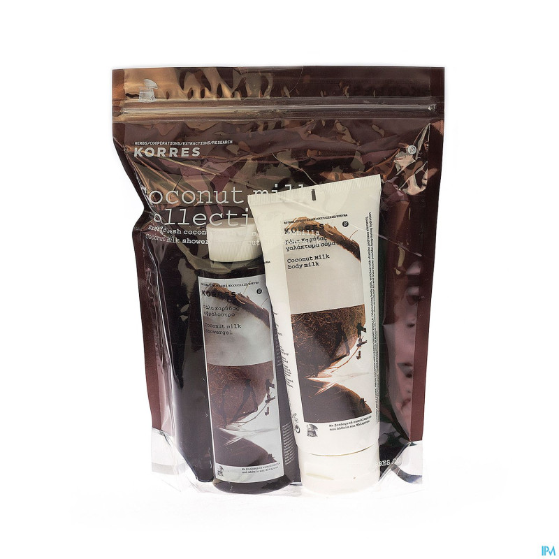 Korres kg gs coconut milk collection (250ml+200ml)