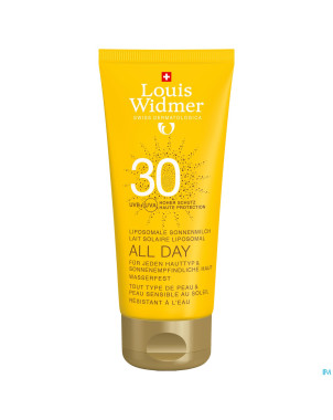 Widmer sun all day 30 parf    tube 100ml