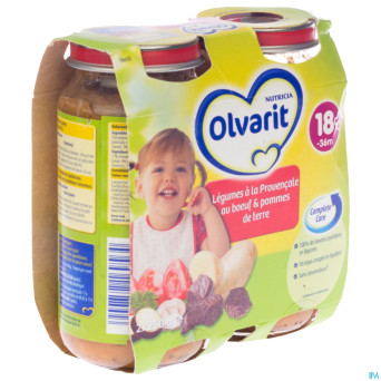 Olvarit legumes provencales boeuf&pdt 2x250g