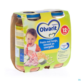 Olvarit pates au thon tomate et courgette 2x250g