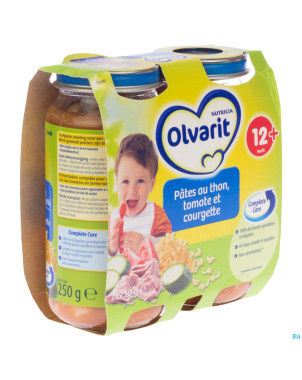 Olvarit pates au thon tomate et courgette 2x250g