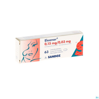 Eleonor 0,15mg/0,03mg tabl enrobee  3x21