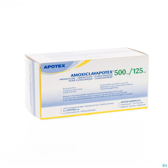 Amoxiclavapotex 500mg/125mg comp 30