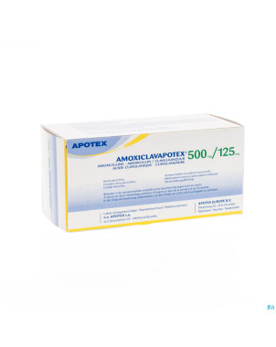Amoxiclavapotex 500mg/125mg comp 30