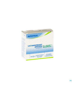 Latanoprost apotex 50 mcg collyre sol 3flx2,5ml