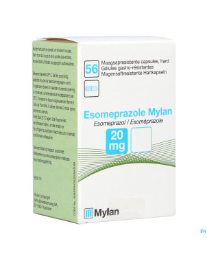 Esomeprazole viatris 20mg caps 56