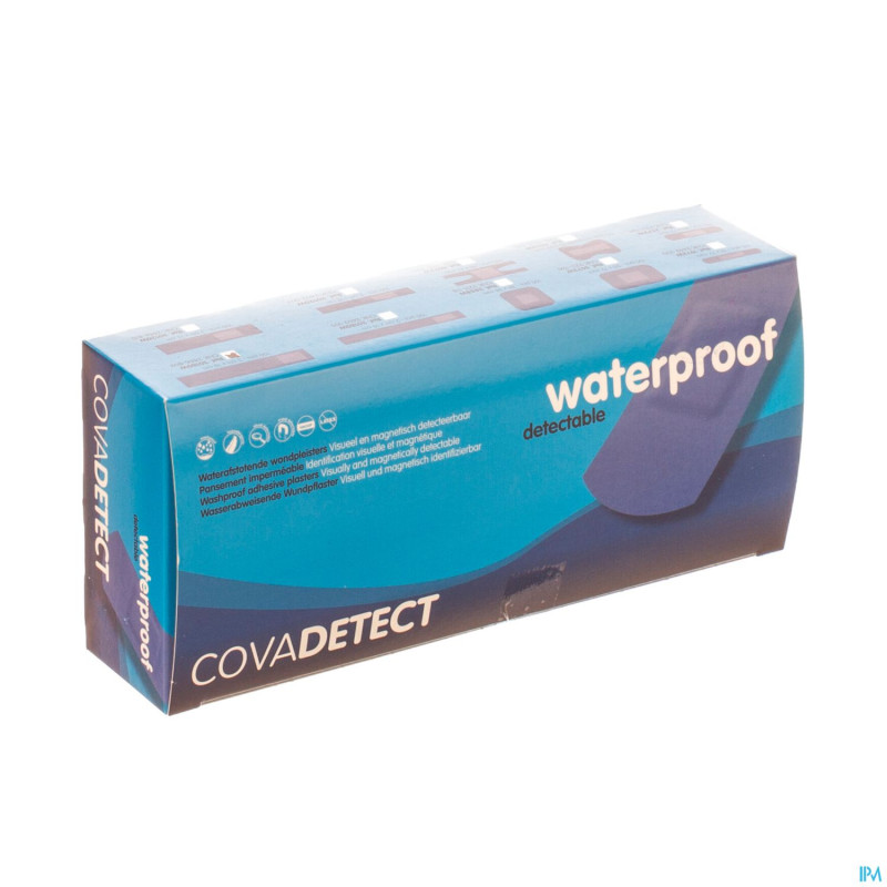 Cova pans bleu detectable   3x18cm wtp  100 30180w