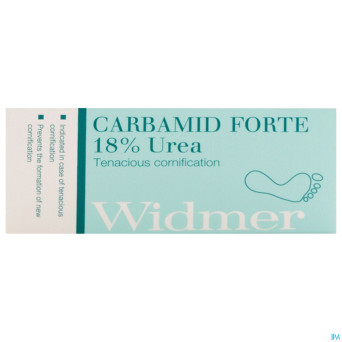 Widmer carbamide forte 18% urea    tube 50ml