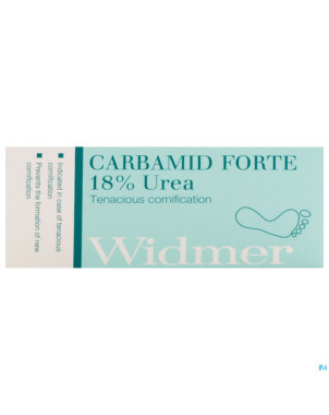 Widmer carbamide forte 18% urea    tube 50ml