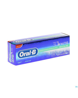 Oral b dentifrice 3d white revitalize 75ml