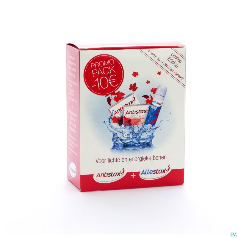 Antistax promopack 2012 comp 30+60+spray 75ml
