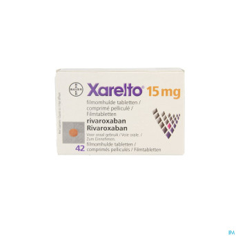 Xarelto 15 mg comp pell 42 x 15 mg