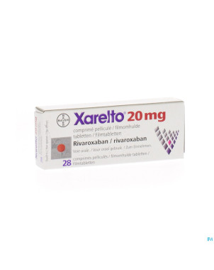Xarelto 20 mg comp pell 28 x 20 mg