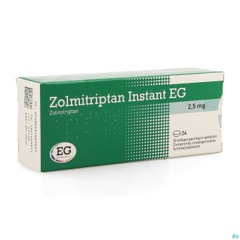 Zolmitriptan instant eg 2,5mg comp orodisp 24