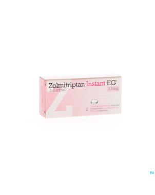 Zolmitriptan instant eg 2,5 mg comp orodisp  2