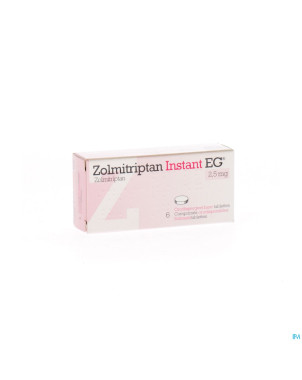 Zolmitriptan instant eg 2,5 mg comp orodisp  6