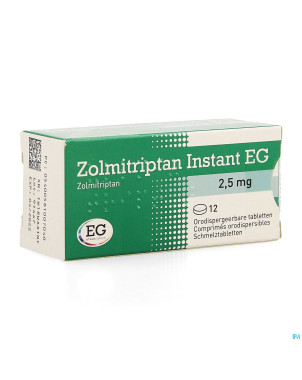 Zolmitriptan instant eg 2,5mg comp orodisp 12