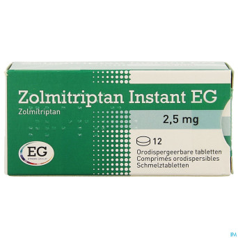 Zolmitriptan instant eg 2,5mg comp orodisp 12