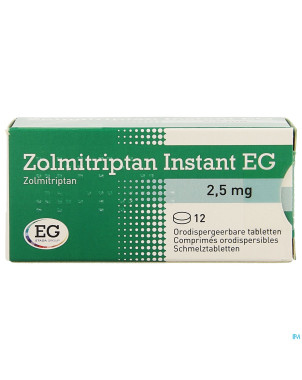 Zolmitriptan instant eg 2,5mg comp orodisp 12