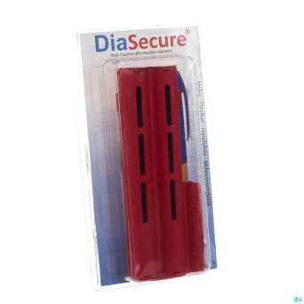 Diasecure rouge etui stylo insuline