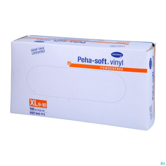 Peha soft gants vinyl sans poudre   xl 100 9421738