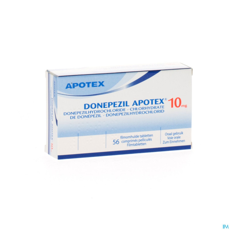 Donepezil apotex 10,0 mg comp pell 56 x 10,0 mg