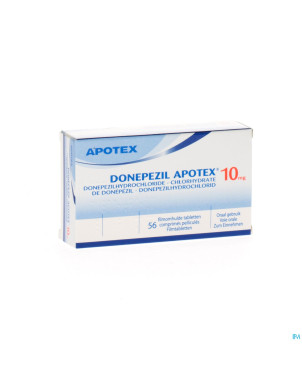 Donepezil apotex 10,0 mg comp pell 56 x 10,0 mg